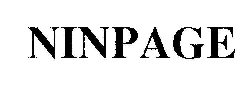 Mẫu nhãn hiệu NINPAGE