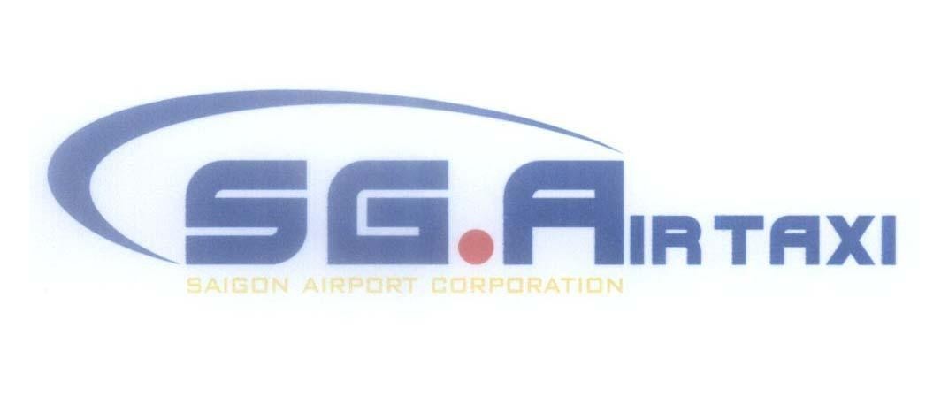 Mẫu nhãn hiệu SG.AIR TAXI SAIGON AIRPORT CORPORATION