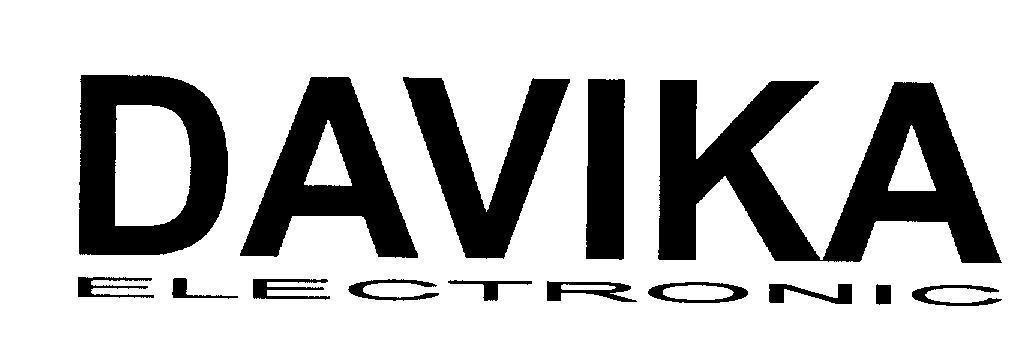 Mẫu nhãn hiệu DAVIKA ELECTRONIC