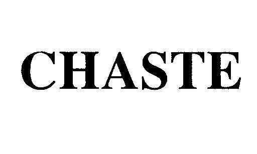 Mẫu nhãn hiệu CHASTE