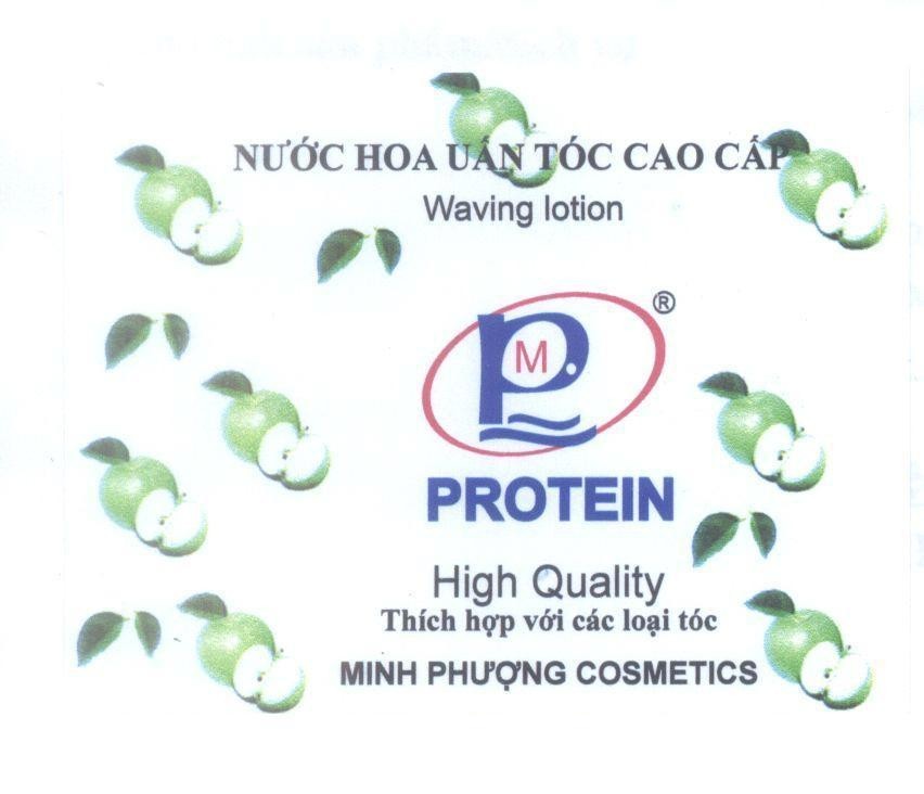 Mẫu nhãn hiệu Minh Phượng Nước hoa uấn tóc cao cấp Waving lotion PM PROTEIN High Quality Thích hợp với các loại tóc COSMETICS