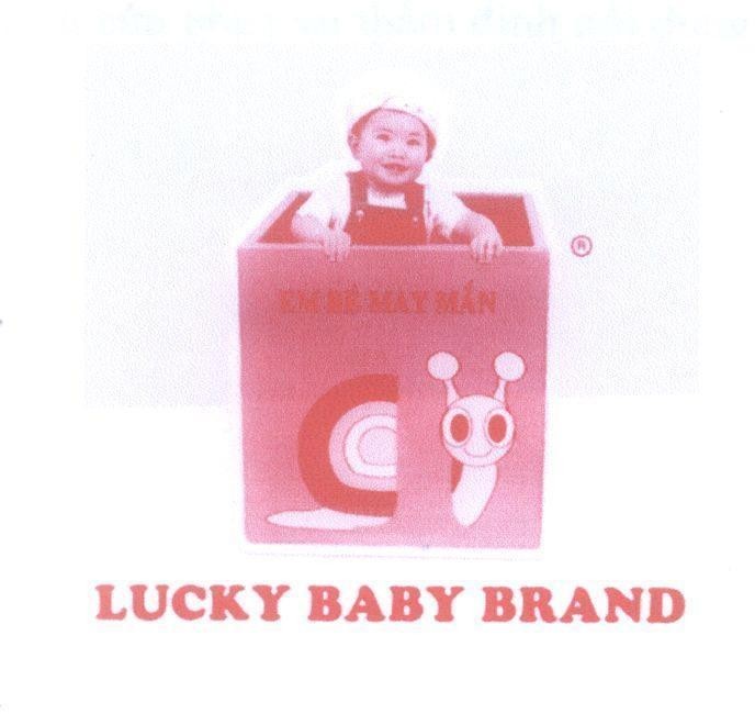 Mẫu nhãn hiệu LUCKY BABY BRAND Em Bé May Mắn