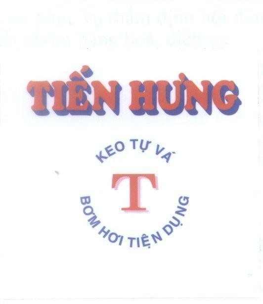 Mẫu nhãn hiệu Tiến Hưng T keo tự vá bơm hơi tiện dụng