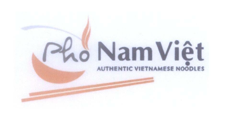 Mẫu nhãn hiệu Phở Nam Việt AUTHENTIC VIETNAMESE NOODLES