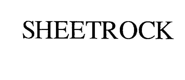 Mẫu nhãn hiệu SHEETROCK