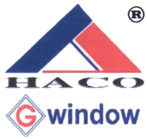 Mẫu nhãn hiệu HACO G window