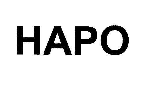 Mẫu nhãn hiệu HAPO