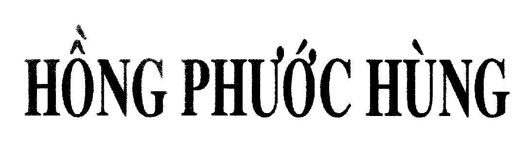 Mẫu nhãn hiệu Hồng Phước Hùng