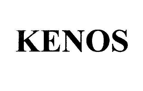 Mẫu nhãn hiệu KENOS