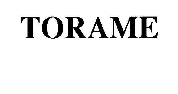 Mẫu nhãn hiệu TORAME