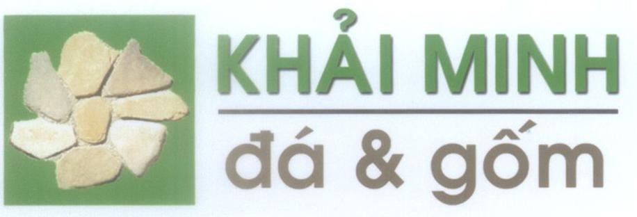 Mẫu nhãn hiệu Khải Minh đá & gốm