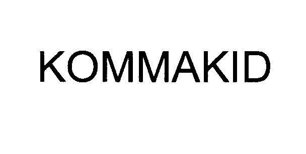 Mẫu nhãn hiệu KOMMAKID