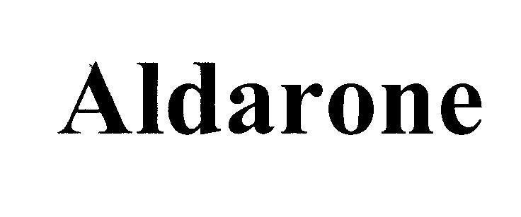 Mẫu nhãn hiệu Aldarone