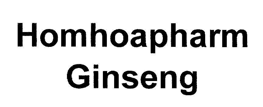 Mẫu nhãn hiệu Homhoapharm Ginseng