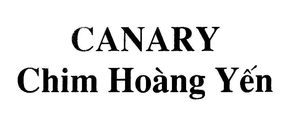 Mẫu nhãn hiệu CANARY Chim Hoàng Yến