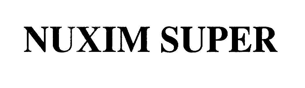 Mẫu nhãn hiệu NUXIM SUPER