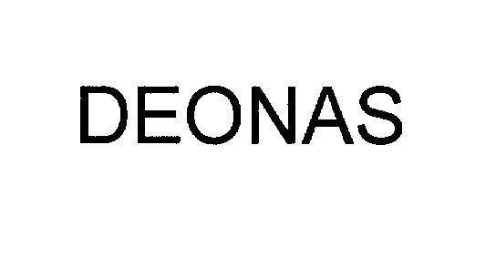 Mẫu nhãn hiệu DEONAS
