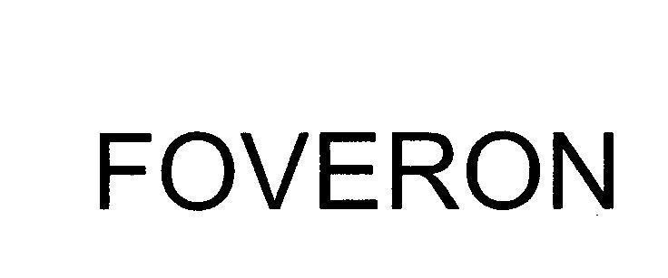 Mẫu nhãn hiệu FOVERON