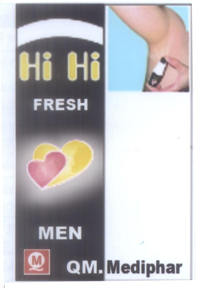 Mẫu nhãn hiệu Q M QM Mediphar Hi Hi FRESH MEN