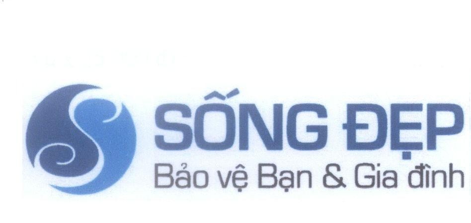 Mẫu nhãn hiệu S Sống Đẹp Bảo vệ Bạn & Gia đình