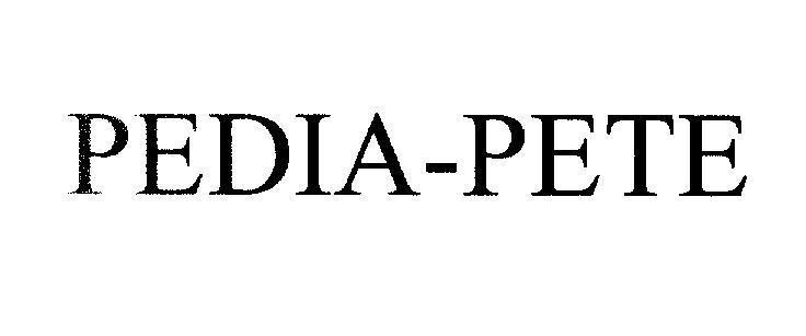 Mẫu nhãn hiệu PEDIA-PETE