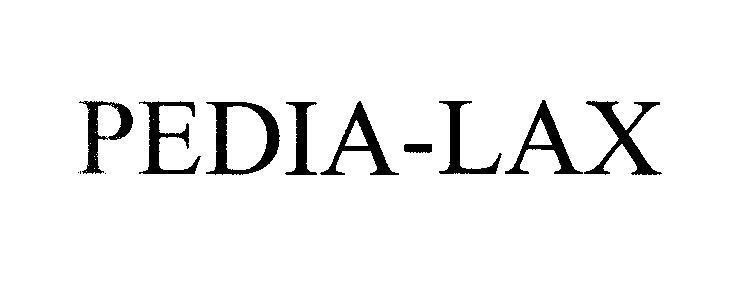 Mẫu nhãn hiệu PEDIA-LAX