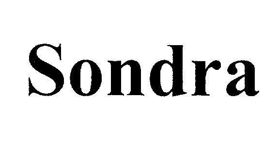 Mẫu nhãn hiệu Sondra