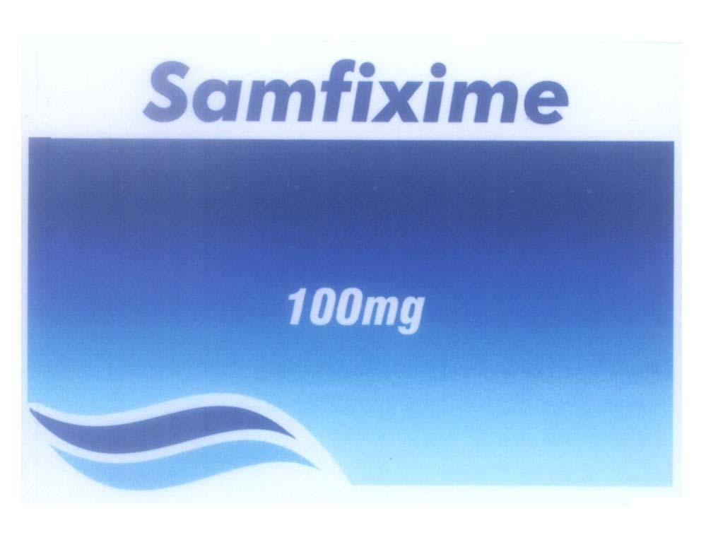 Mẫu nhãn hiệu Samfixime 100mg