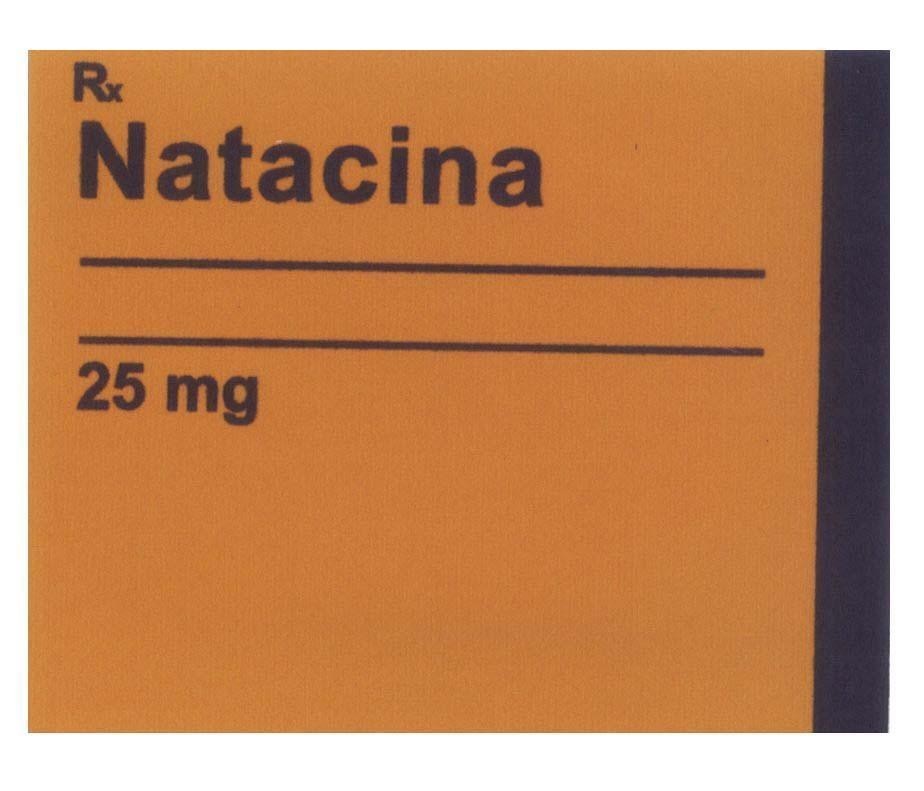 Mẫu nhãn hiệu Natacina 25mg Rx