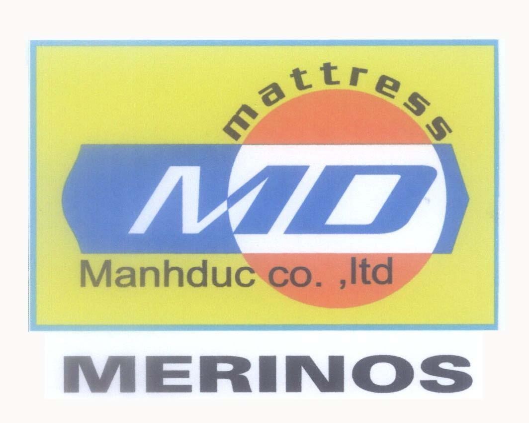 Mẫu nhãn hiệu MD mattress Manhduc co., ltd MERINOS