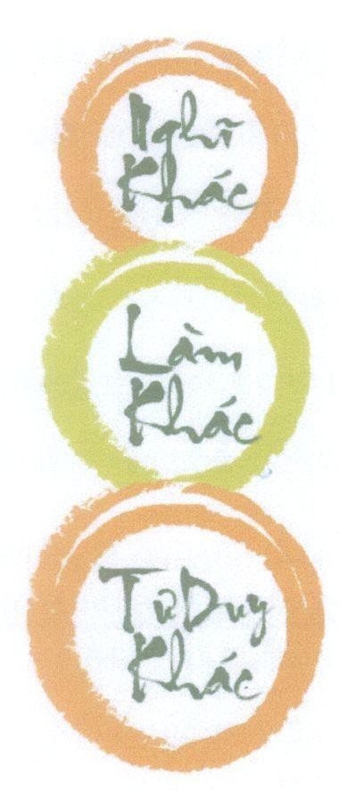 Mẫu nhãn hiệu Nghĩ Khác Làm Khác Tư Duy Khác