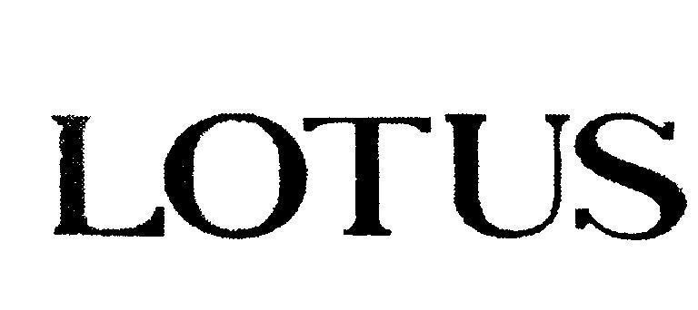 Mẫu nhãn hiệu LOTUS