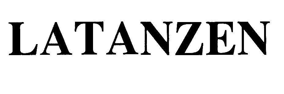 Mẫu nhãn hiệu LATANZEN