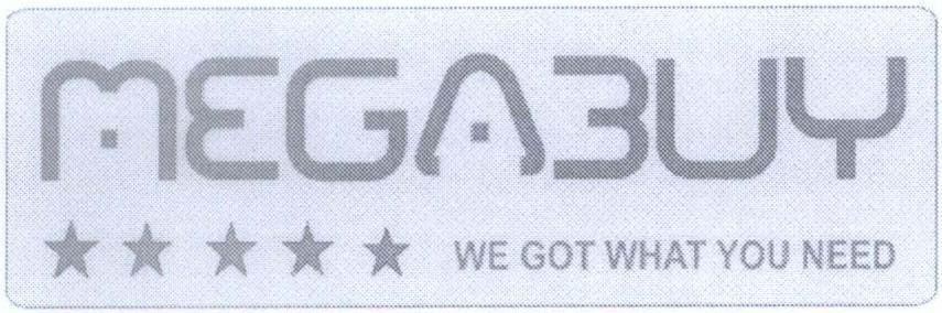 Mẫu nhãn hiệu MEGABUY WE GOT WHAT YOU NEED