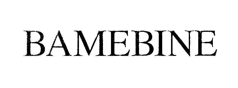 Mẫu nhãn hiệu BAMEBINE