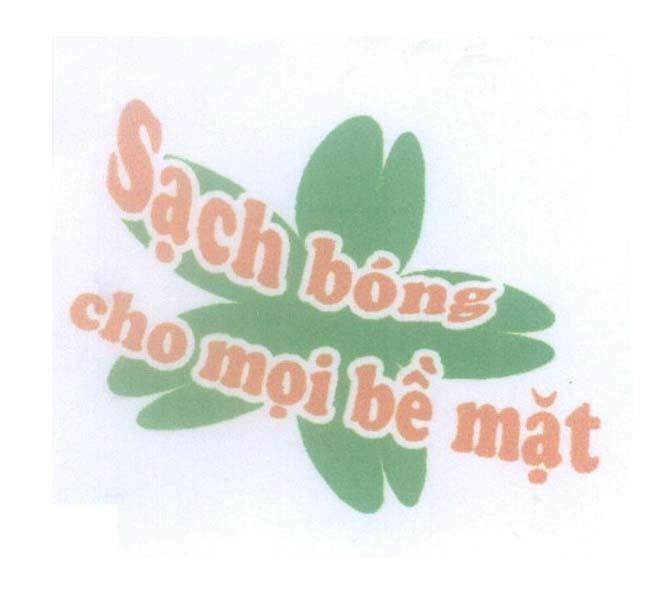 Mẫu nhãn hiệu Sạch bóng cho mọi bề mặt