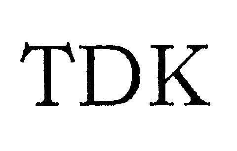 Mẫu nhãn hiệu TDK