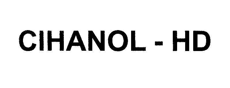 Mẫu nhãn hiệu CIHANOL - HD
