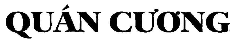 Mẫu nhãn hiệu Quán Cương