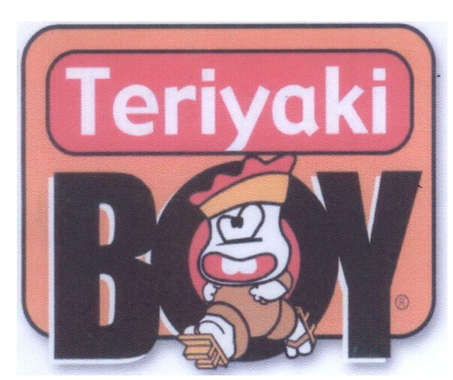 Mẫu nhãn hiệu Teriyaki BOY