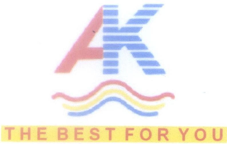 Mẫu nhãn hiệu AK THE BEST FOR YOU