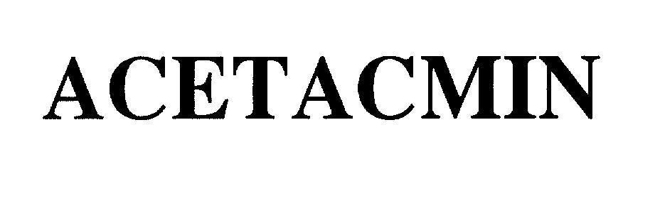 Mẫu nhãn hiệu ACETACMIN