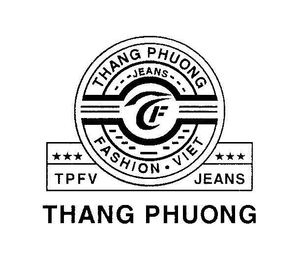 Mẫu nhãn hiệu TF THANG PHUONG JEANS FASHION VIET TPFV JEANS