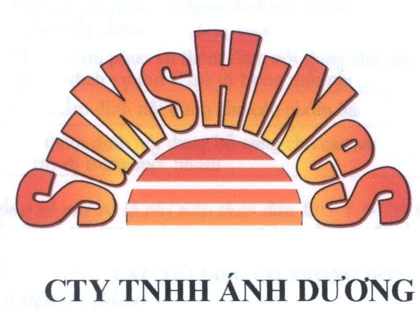 Mẫu nhãn hiệu SUNSHINES CTY TNHH ánh Dương