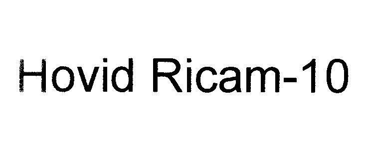 Mẫu nhãn hiệu Hovid Ricam-10
