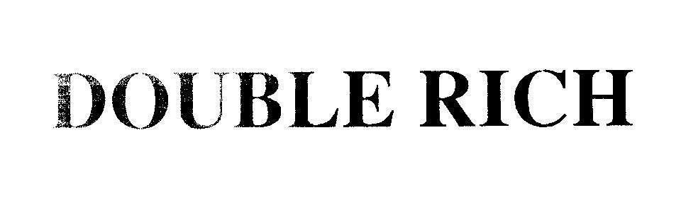 Mẫu nhãn hiệu DOUBLE RICH