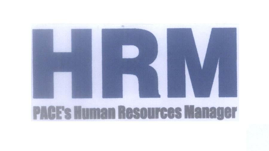 Mẫu nhãn hiệu HRM PACE's Human Resources Manager