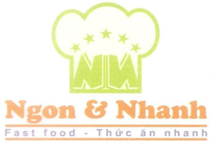 Mẫu nhãn hiệu NN Ngon & Nhanh Fast food - Thức ăn nhanh