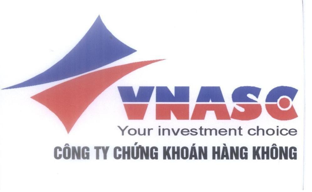 Mẫu nhãn hiệu VNASC Your investment choice Công ty chứng khoán hàng không