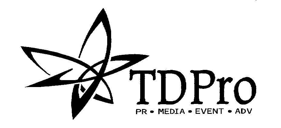Mẫu nhãn hiệu TD Pro PR MEDIA EVENT ADV